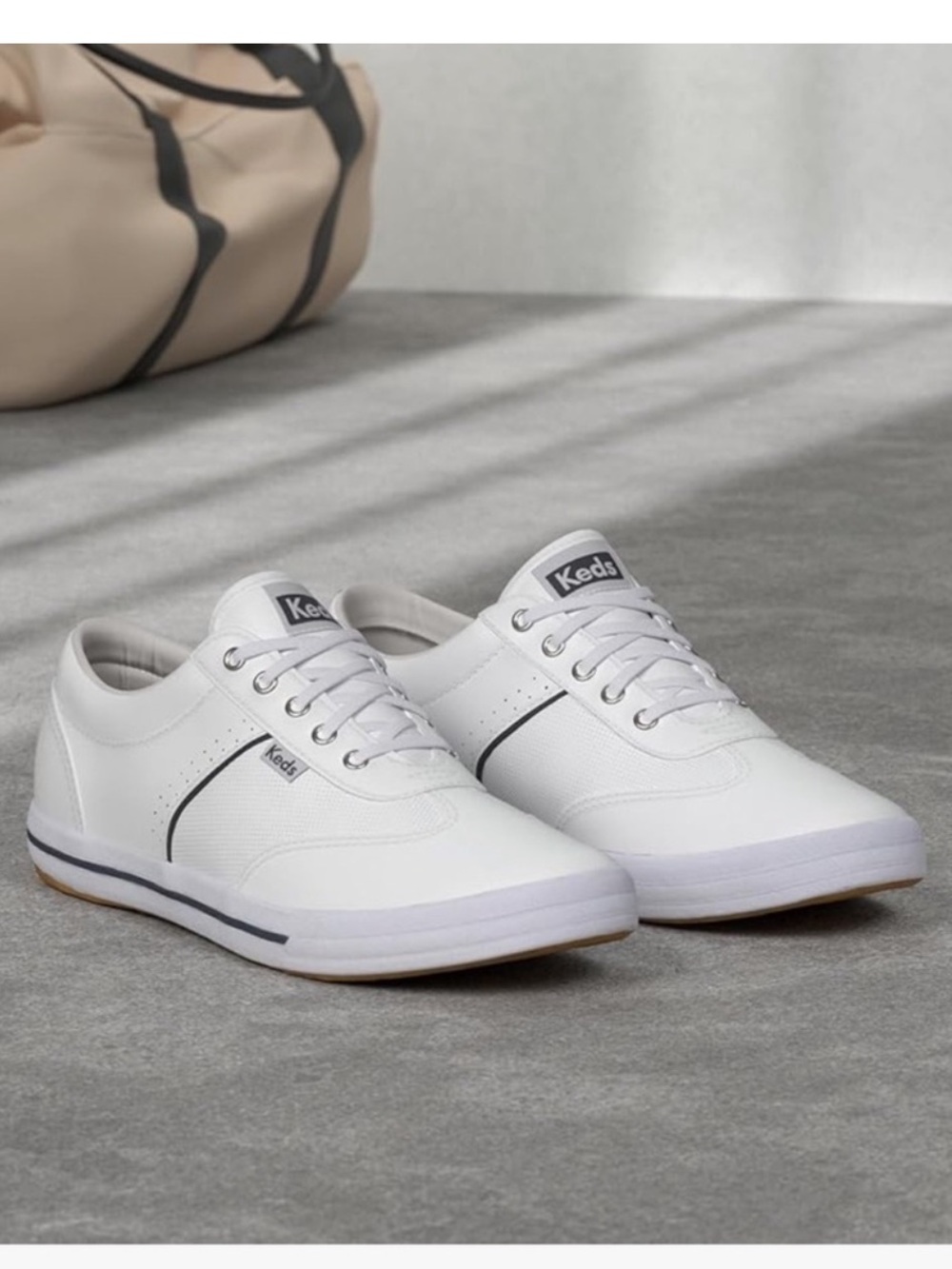 Keds 10 Wide Courty Core Sneaker EU 41 White Leather Sneakers